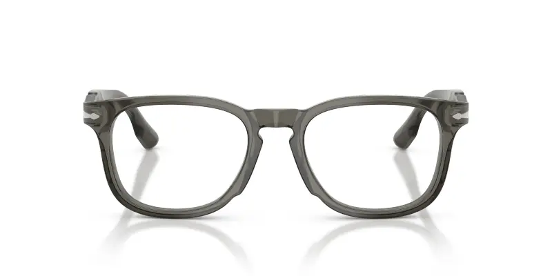 Unisex Persol PO8003V 1103 Montature da vista Acetato Grigio Trasparente Pantos Normale miniatura 3