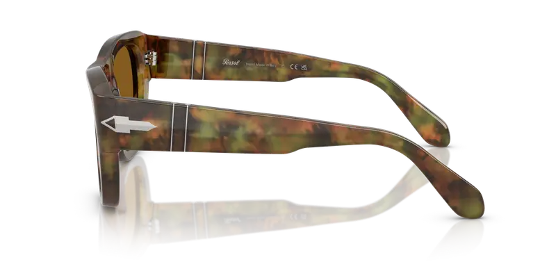 Persol Unisex PO0054S 108/33 Occhiali da sole Acetato Tartaruga Marrone Pillow Normale miniatura 3