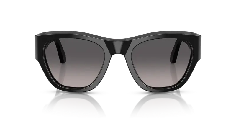 Persol Unisex PO0054S 95/M3 Occhiali da sole Acetato Nero Grigio Pillow Polarizzata Sfumato miniatura 2