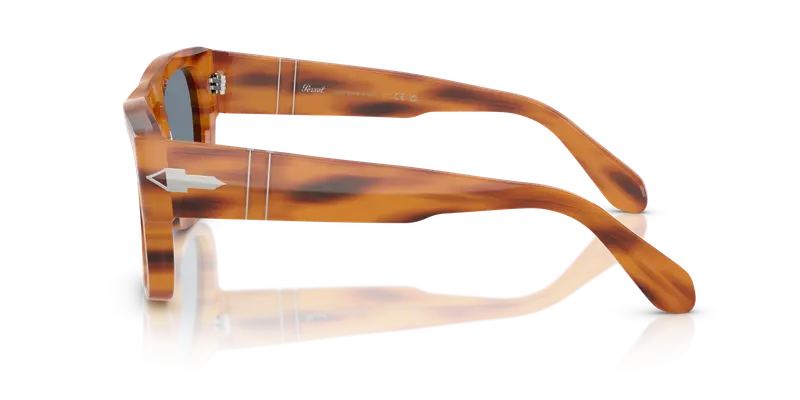 Persol Unisex PO0064S 960/56 Occhiali da sole Acetato Tartaruga Blu Pillow Normale miniatura 3