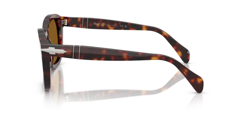 Persol Unisex PO0082S 24/33 Occhiali da sole Acetato Tartaruga Marrone Geometrica Normale miniatura 3