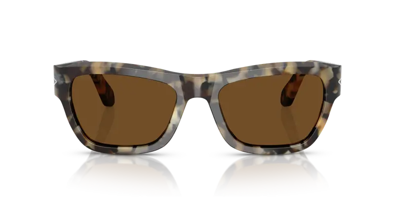 Persol Unisex PO0091S 107157 Occhiali da sole Acetato Tartaruga Marrone Farfalla Polarizzata miniatura 2