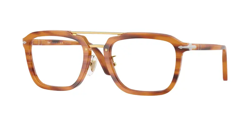 Persol Unisex PO0204V  960 Montature da vista Acetato Tartaruga Trasparente Squadrata Normale