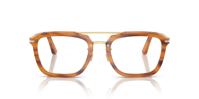 Persol Unisex PO0204V 960 Montature da vista Acetato Tartaruga Trasparente Squadrata Normale miniatura 2