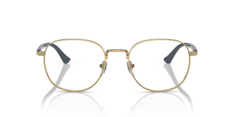 Persol Unisex PO1007V 515 Montature da vista Metallo Oro Trasparente Pillow Normale miniatura 2