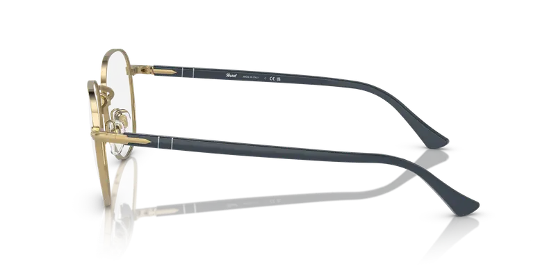 Persol Unisex PO1007V 515 Montature da vista Metallo Oro Trasparente Pillow Normale miniatura 3