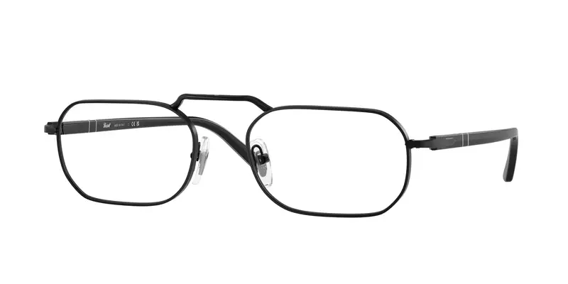 Persol Unisex PO1020V  1078 Montature da vista Metallo Nero Trasparente Squadrata Normale