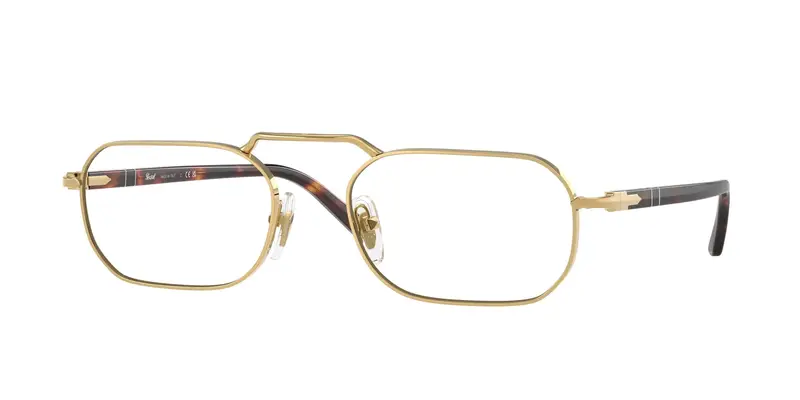 Persol Unisex PO1020V  515 Montature da vista Metallo Oro Trasparente Squadrata Normale