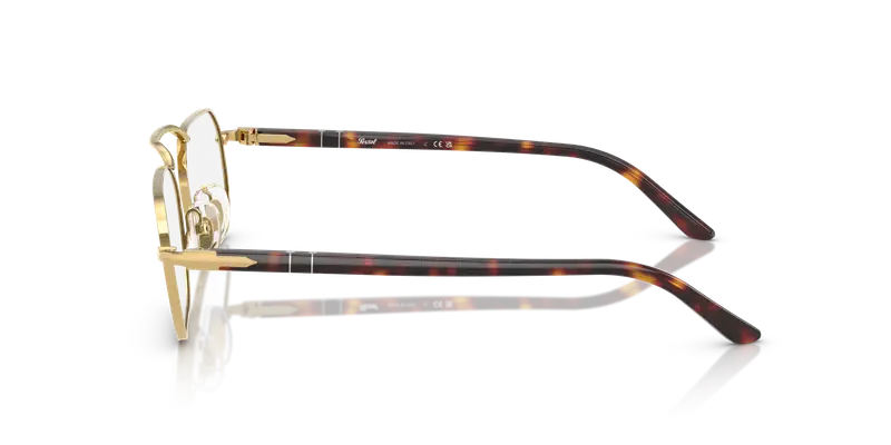 Persol Unisex PO1020V 515 Montature da vista Metallo Oro Trasparente Squadrata Normale miniatura 3