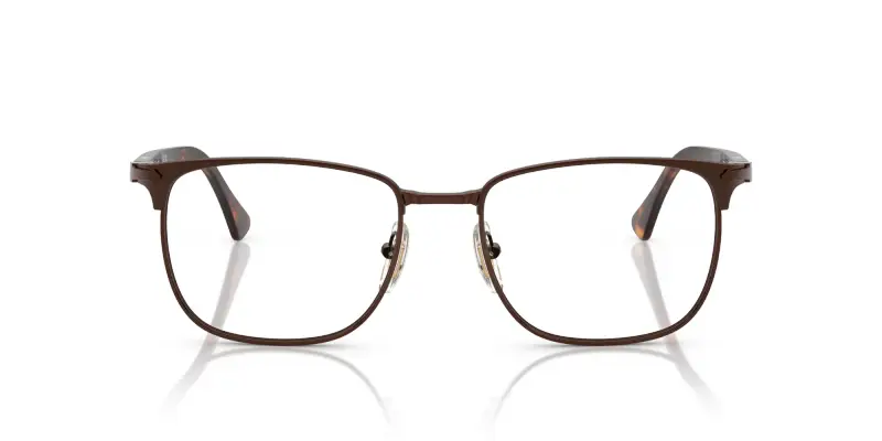 Unisex PO1021V 1124 Montature da vista Metallo Marrone Squadrata Normale miniatura 3