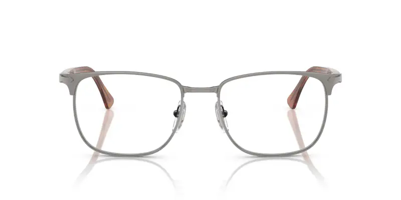 Unisex PO1021V 1131 Montature da vista Metallo Grigio Trasparente Squadrata Normale miniatura 3