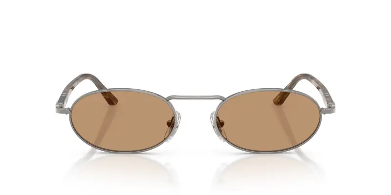 Unisex PO1023S 513/53 Occhiali da sole Metallo Grigio Marrone Squadrata Normale miniatura 3