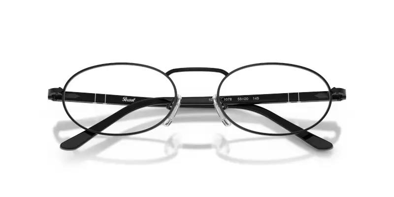 Unisex PO1023V 1078 Montature da vista Metallo Nero Trasparente Rotonda Normale miniatura 2