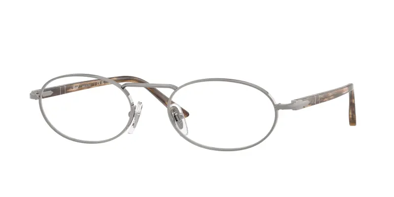 Unisex PO1023V 513 Montature da vista Metallo Grigio Trasparente Rotonda Normale