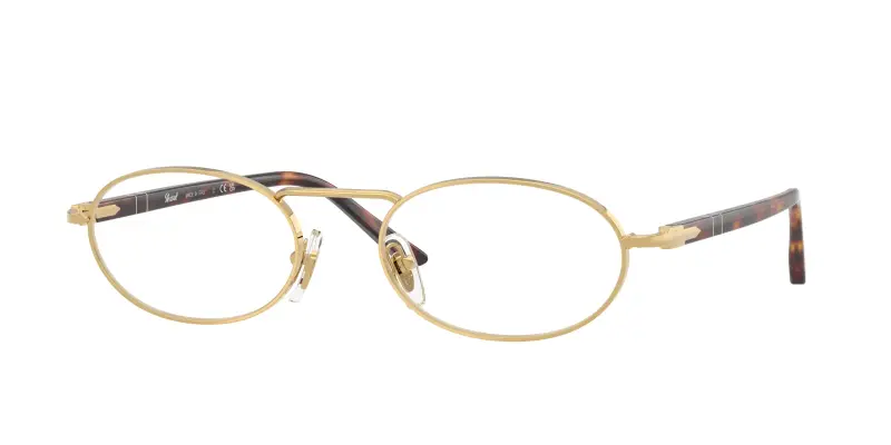 Unisex PO1023V 515 Montature da vista Metallo Oro Trasparente Rotonda Normale