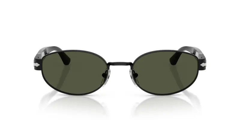 Unisex PO1024S 107831 Occhiali da sole Metallo Nero Verde Rotonda Normale miniatura 3