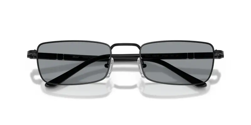 Unisex PO1025S 1078R5 Occhiali da sole Metallo Nero Grigio Squadrata Normale miniatura 2