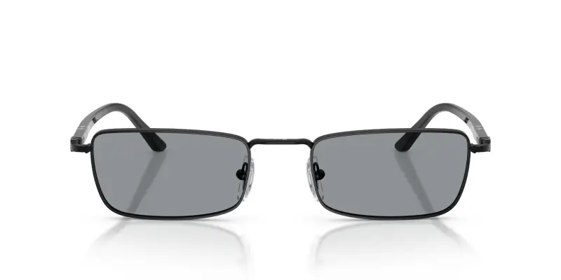 Unisex PO1025S 1078R5 Occhiali da sole Metallo Nero Grigio Squadrata Normale miniatura 3