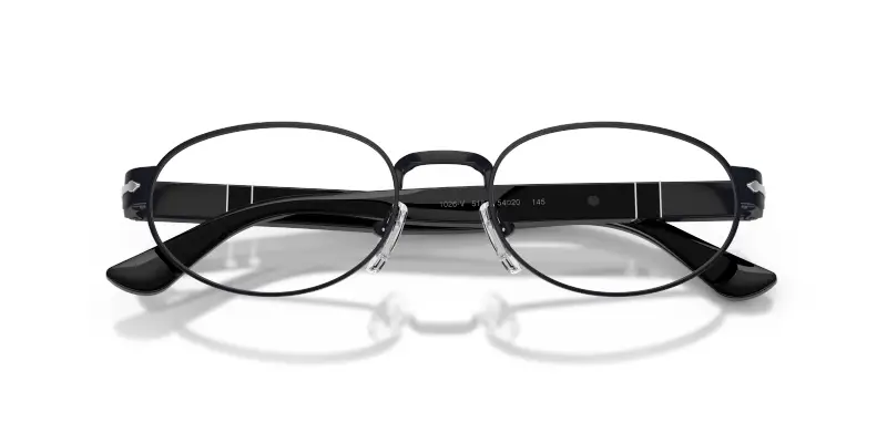 Unisex PO1026V 1078 Montature da vista Metallo Nero Trasparente Rotonda Normale miniatura 2