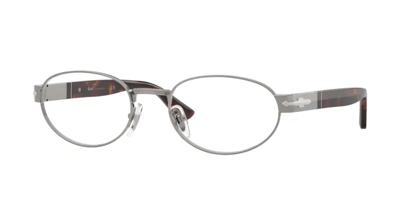Unisex PO1026V 513 Montature da vista Metallo Grigio Trasparente Rotonda Normale