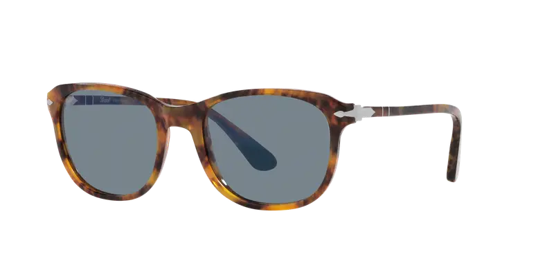 Persol Unisex PO1935S 108/56 Occhiali da sole Acetato Tartaruga Blu Pillow Normale miniatura 2