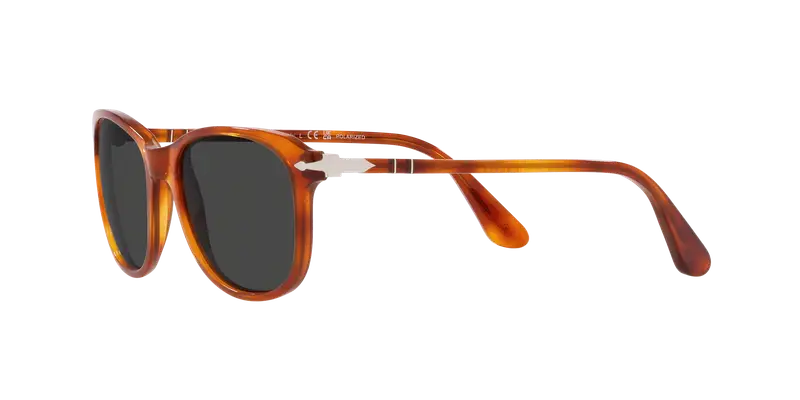 Persol Unisex PO1935S 96/48 Occhiali da sole Acetato Marrone Grigio Pillow Polarizzata miniatura 3
