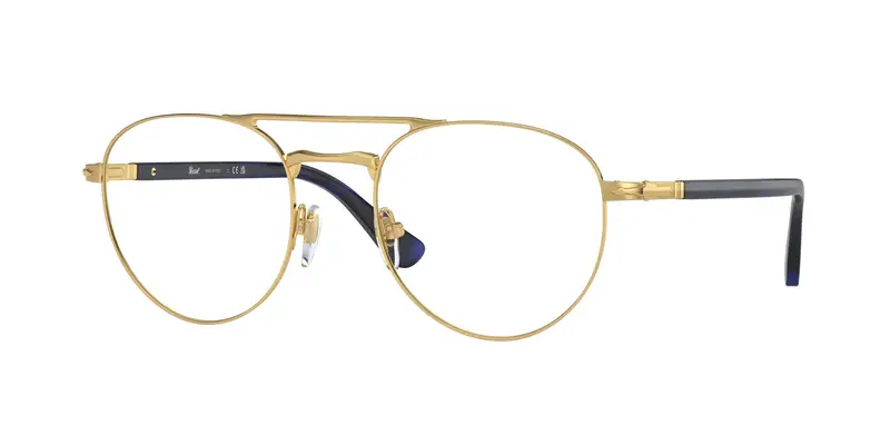 Persol Unisex PO2495V 1141 Montature da vista Metallo Oro  Pantos