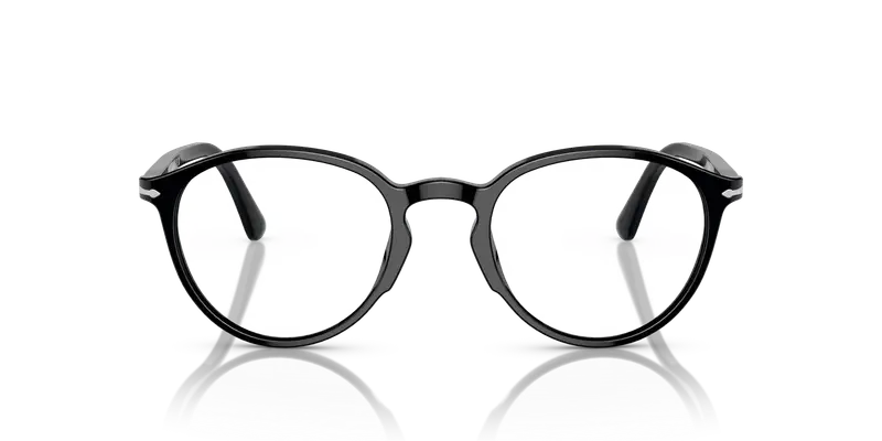 Persol Unisex PO3218V 95 Montature da vista Acetato Nero Trasparente Pantos Normale miniatura 2