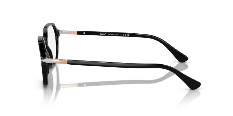 Persol Unisex PO3254V 95 Montature da vista Plastica Nero Squadrata miniatura 3