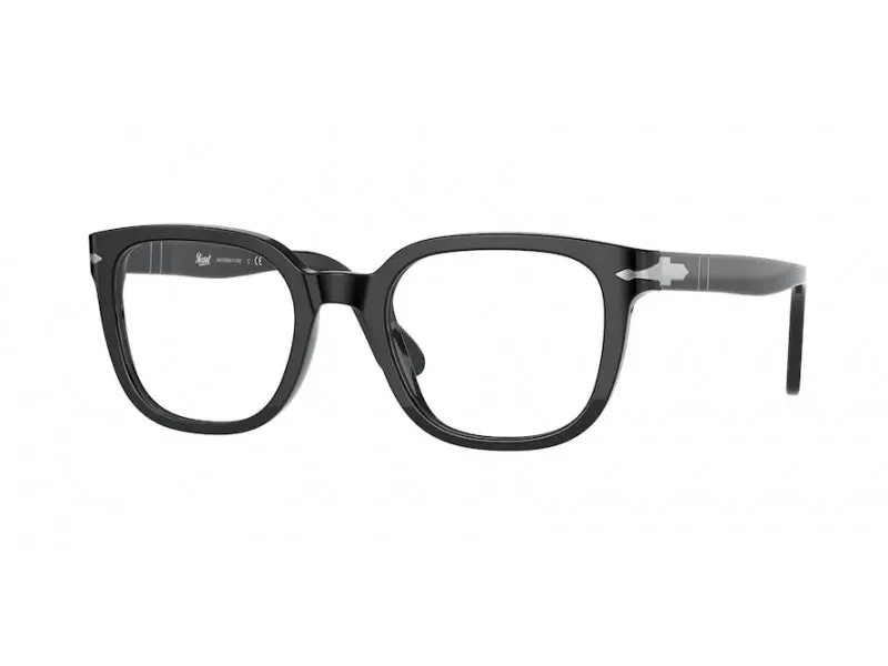Persol Unisex PO3263V  95 Montature da vista Plastica Nero  Squadrata