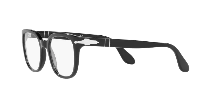 Persol Unisex PO3263V 95 Montature da vista Plastica Nero Squadrata miniatura 3