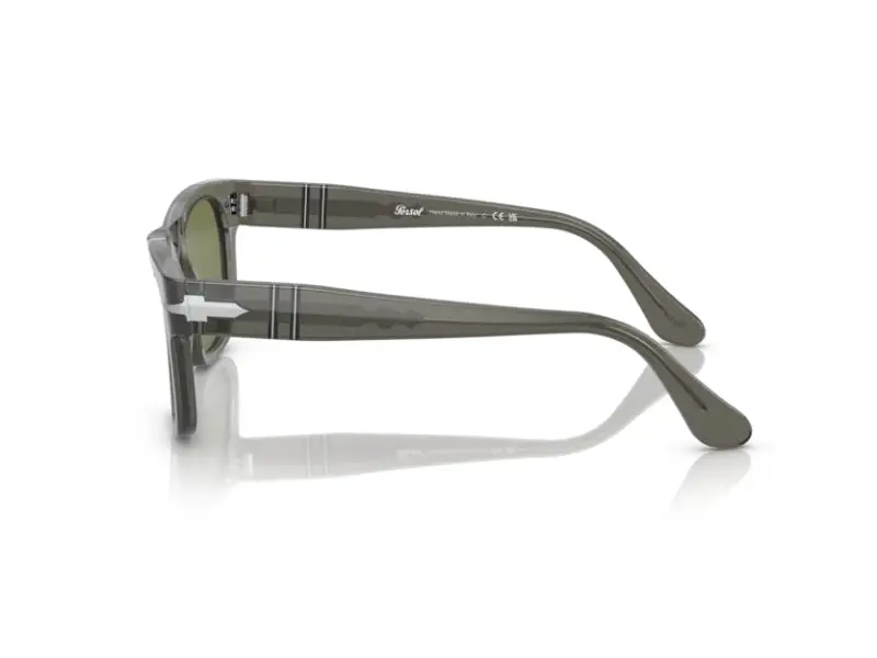 Persol Unisex PO3269S 11034E Occhiali da sole Acetato Verde Verde Squadrata Normale miniatura 3