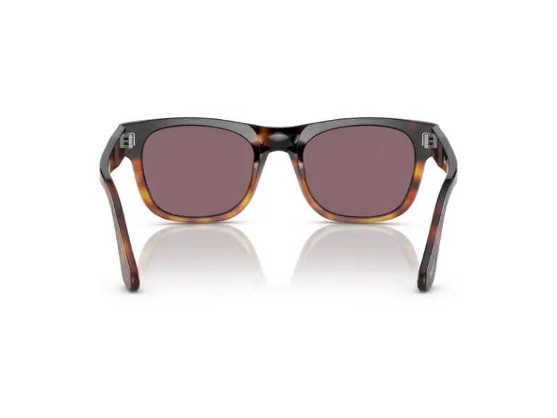 Persol Unisex PO3269S 1160AF Occhiali da sole Plastica Rosso Viola Squadrata miniatura 2