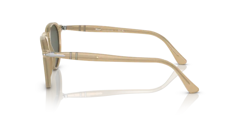 Persol Unisex PO3286S 116931 Occhiali da sole Acetato Marrone Verde Pantos Normale miniatura 3