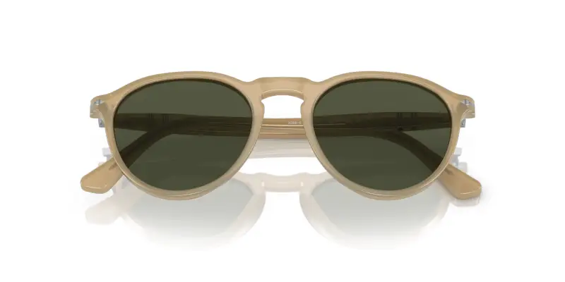 Unisex PO3286S 116931 Occhiali da sole Acetato Marrone Verde Pantos Normale miniatura 2