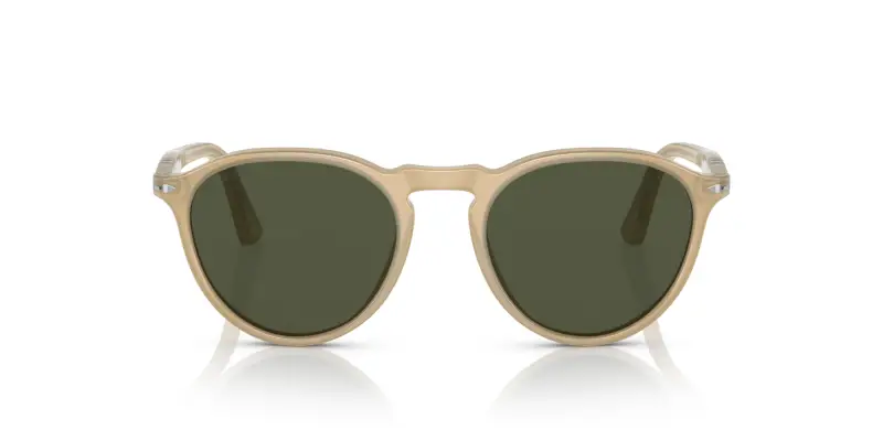 Unisex PO3286S 116931 Occhiali da sole Acetato Marrone Verde Pantos Normale miniatura 3