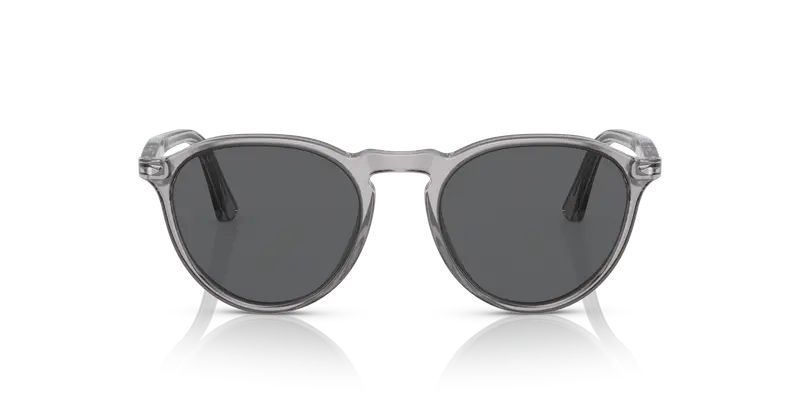 Persol Unisex PO3286S 309/B1 Occhiali da sole Acetato Grigio Grigio Pantos Normale miniatura 2