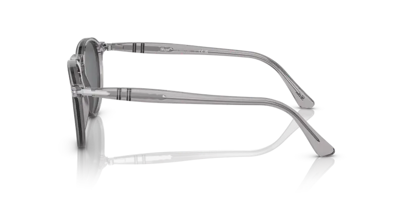 Persol Unisex PO3286S 309/B1 Occhiali da sole Acetato Grigio Grigio Pantos Normale miniatura 3