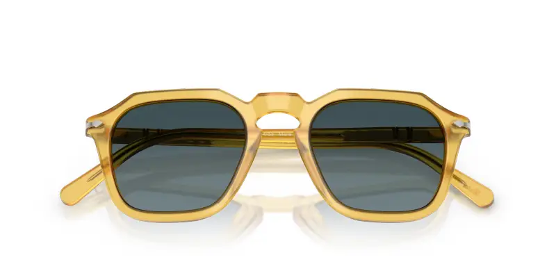Unisex PO3292S 204/S3 Occhiali da sole Acetato Giallo Squadrata Polarizzata miniatura 2