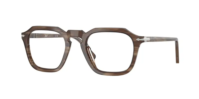 Persol Unisex PO3292V  1208 Montature da vista Acetato Tartaruga Trasparente Squadrata Normale