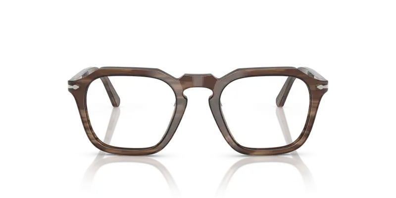 Persol Unisex PO3292V 1208 Montature da vista Acetato Tartaruga Trasparente Squadrata Normale miniatura 2