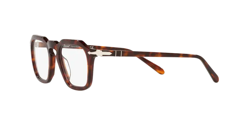 Persol Unisex PO3292V 24 Montature da vista Acetato Tartaruga Trasparente Squadrata Normale miniatura 3