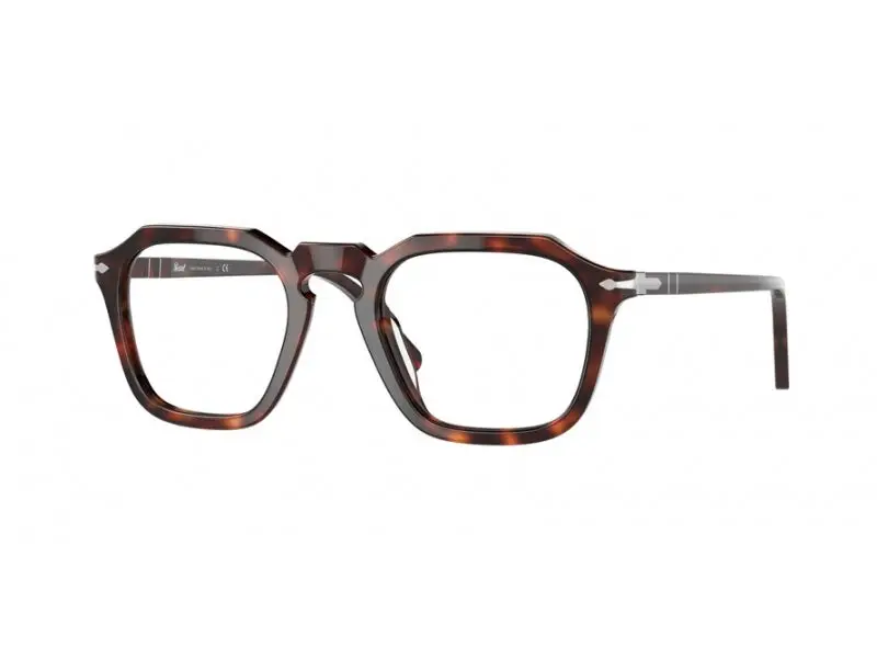 Persol Unisex PO3292V  24 Montature da vista Acetato Tartaruga Trasparente Squadrata Normale