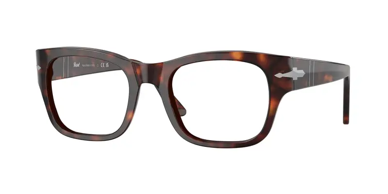 Persol Unisex PO3297V  24 Montature da vista Acetato Tartaruga Trasparente Squadrata Normale