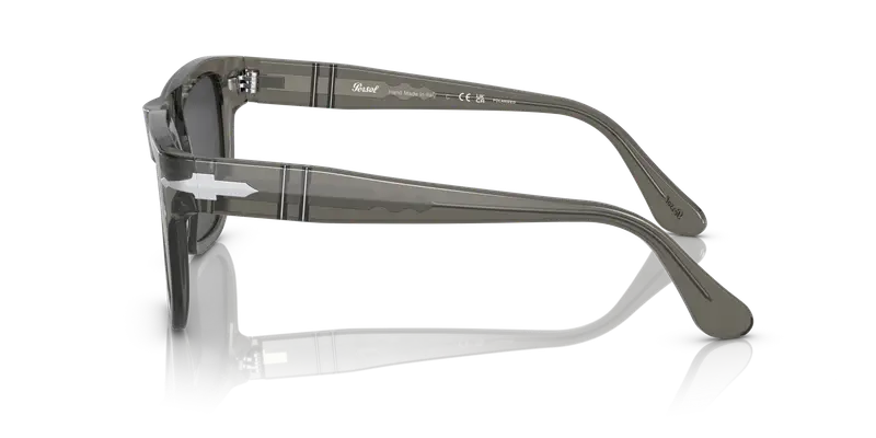 Persol Unisex PO3306S 110348 Occhiali da sole Acetato Verde Grigio Squadrata Polarizzata miniatura 3