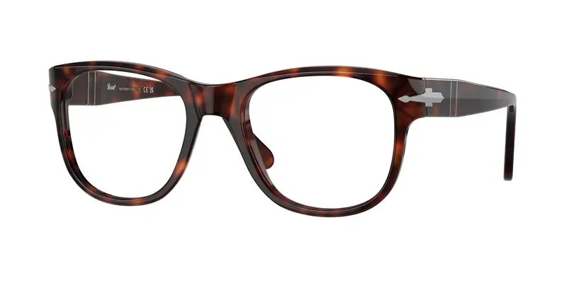 Persol Unisex PO3312V 24 Montature da vista Acetato Havana  Squadrata