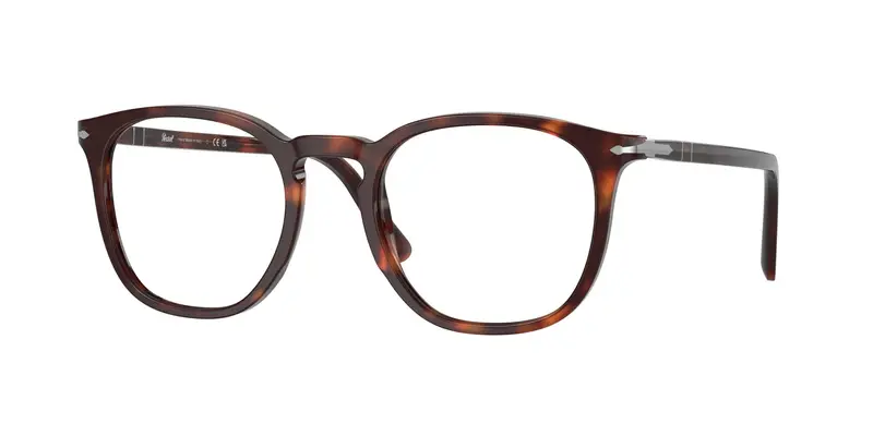 Persol Unisex PO3318V  24 Montature da vista Acetato Tartaruga Trasparente Pantos Normale