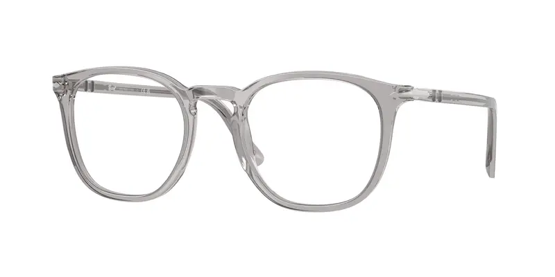 Persol Unisex PO3318V  309 Montature da vista Acetato Grigio Trasparente Pantos Normale