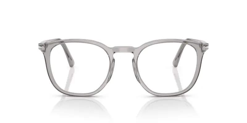 Unisex PO3318V 309 Montature da vista Acetato Grigio Trasparente Pantos Normale miniatura 3