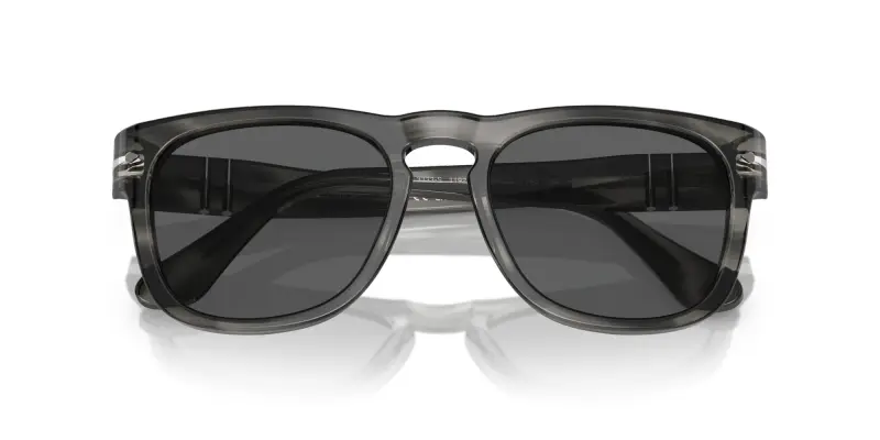 Unisex PO3333S ELIO 1192B1 Occhiali da sole Acetato Grigio Grigio Squadrata Normale miniatura 2